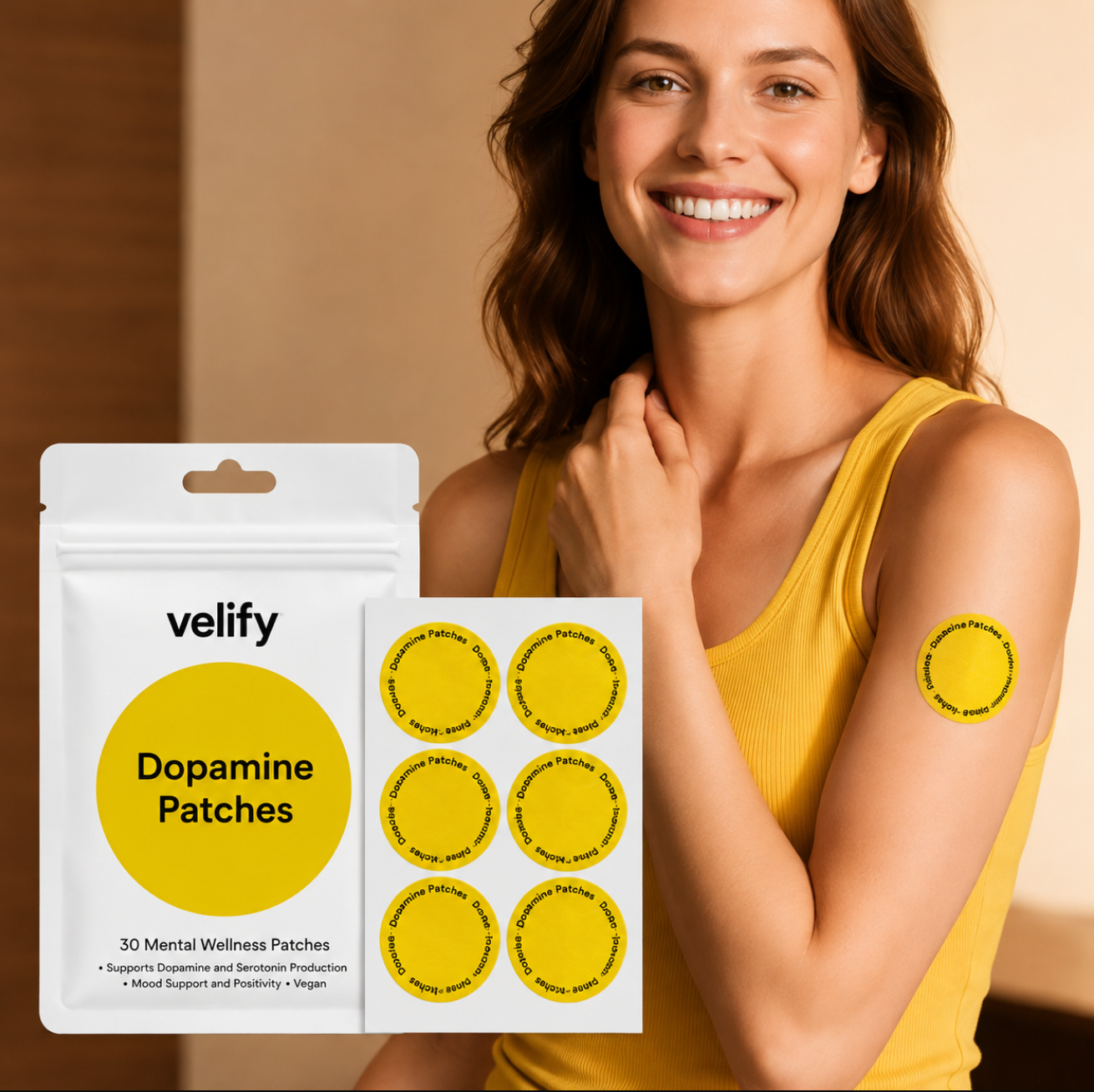 DopaPatch™ - Dopamine Boost  - Feel Sharp, Stay Calm, And Elevate Your Mental Wellness (30ct)
